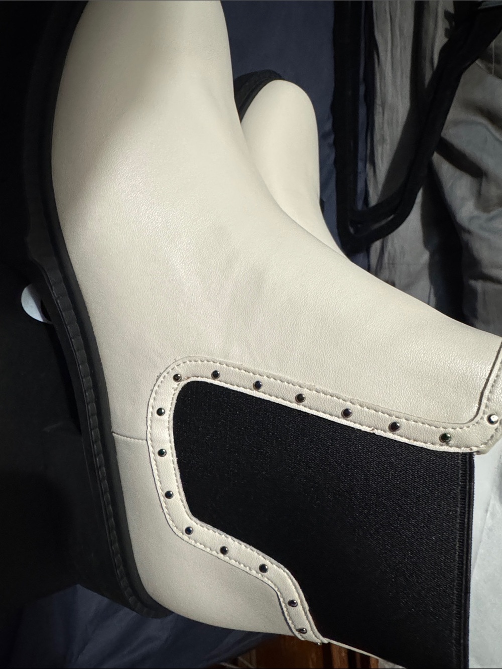 Coach Lory Leather Bootie in Chalk - Women's Fashion Boot -sz 10